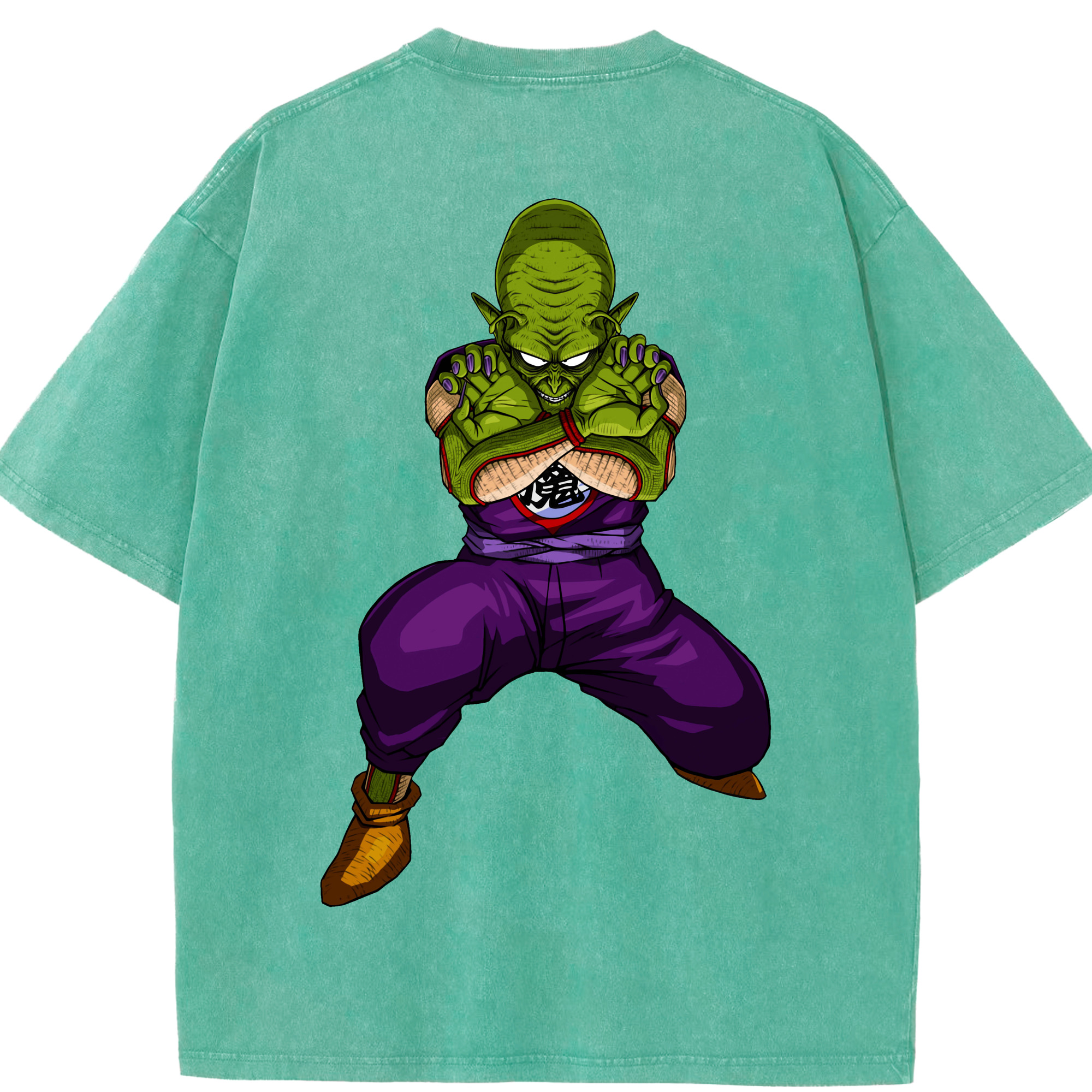 （画像用） ドラゴンボール DRAGON BALL 綿100% ヴィンテージ風 半袖Tシャツ（背面プリント）